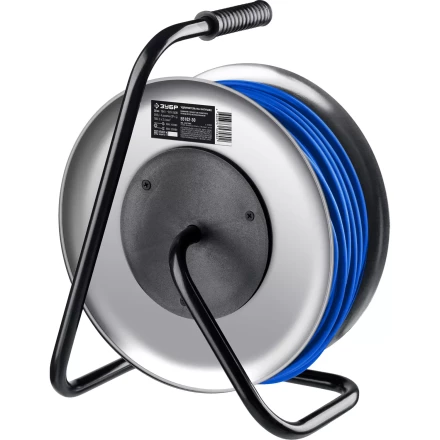 ЗУБР ПВС-325, ПВС, 3 x 2.5 мм2, 30 м, 4000 Вт, IP44, силовой удлинитель на стальной катушке, Профессионал (55102-30) купить в Новом Уренгое