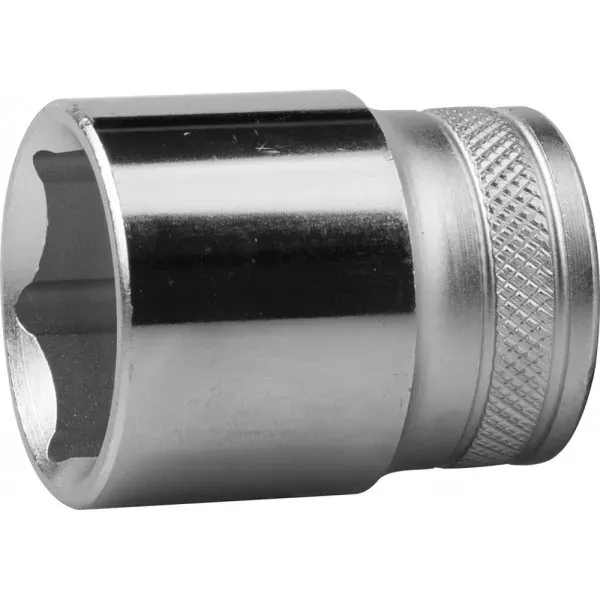 Торцовая головка KRAFTOOL "INDUSTRIE QUALITAT", Cr-V, FLANK, хромосатинированная, 1/2", 26 мм 27805-26_z01 купить в Новом Уренгое