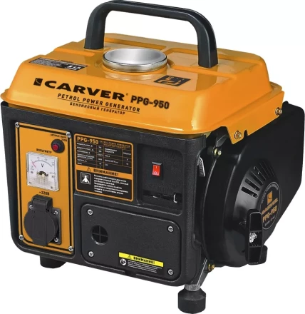Генератор бензиновый CARVER PPG- 950 купить в Новом Уренгое