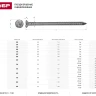 Гвозди ЗУБР ершенные оцинкованные по дереву/листовому металлу, 3,4х90мм, ТФ6, 12шт 4-305146-34-090 купить в Новом Уренгое