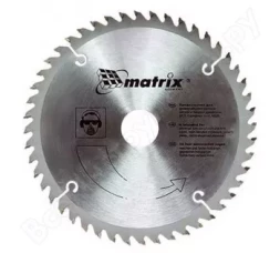 Пильный диск по дереву 160 х 20мм 36 зубьев + кольцо 16/20 MATRIX Professional 73276