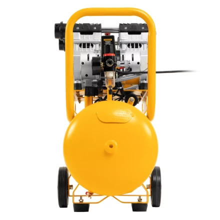 Компрессор безмасляный, малошумный Denzel DLS 1500/50, 1500 ВТ, 2x750, 50 л, 260 л/мин купить в Новом Уренгое