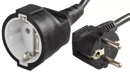 Удлинитель-шнур, 15 м, 2200 Вт, 1 гнездо, ПВС 3x1 мм2, СВЕТОЗАР SV-55013-15 купить в Новом Уренгое