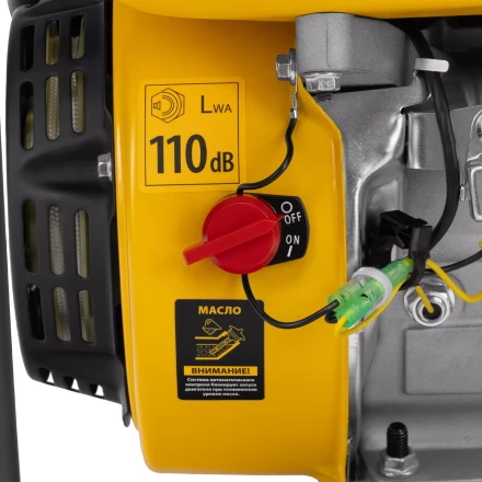 Мотопомпа бензиновая для грязной воды Denzel PX-80D7 99206, 7 л.с., 3&quot;, 1300 л/мин, глуб 8 м,напор 30 м купить в Новом Уренгое