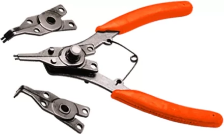 Съемник  для стопорных колец с насадками, 150 мм, универсальный SPARTA 183505 купить в Новом Уренгое