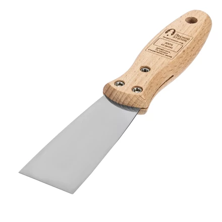 Шпательная лопатка из нержавеющей стали, 40 мм, буковая рукоятка, EFP Matrix 85610 купить в Новом Уренгое