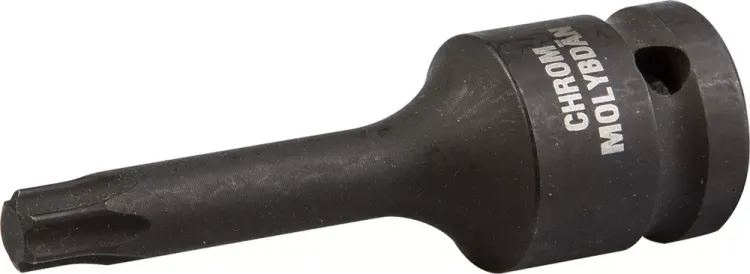 Торцовая головка KRAFTOOL "INDUSTRIE QUALITAT" ударная (1/2"), TORX, Cr-Mo, фосфатированная, T45 27952-45_z01 купить в Новом Уренгое