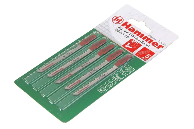Пилки для лобзика HAMMER JG WD T101AO (5шт.) купить в Новом Уренгое