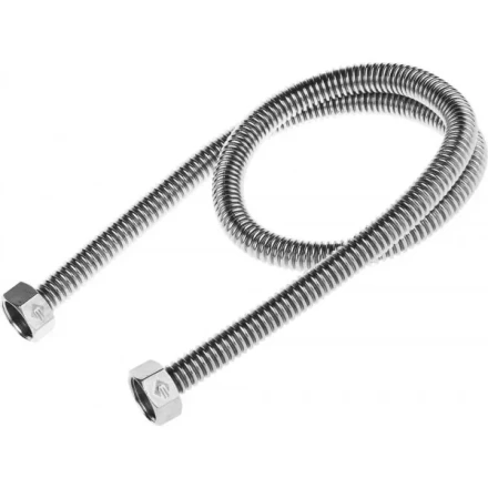 Подводка ЗУБР &quot;ЭКСПЕРТ&quot; сильфонная из нержавеющей стали, для воды, г/г (гайка-гайка), 1/2&quot;, 0,8м 51011-G/G-080 купить в Новом Уренгое