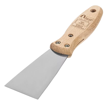 Шпательная лопатка из нержавеющей стали, 50 мм, буковая рукоятка, EFP Matrix 85611 купить в Новом Уренгое