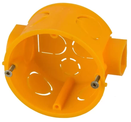 Коробка установочная СВЕТОЗАР для подштукатурного монтажа, макс напряж 400В, межцентр. Расстояние 71мм, 68х40мм, круглая SV-54903 купить в Новом Уренгое