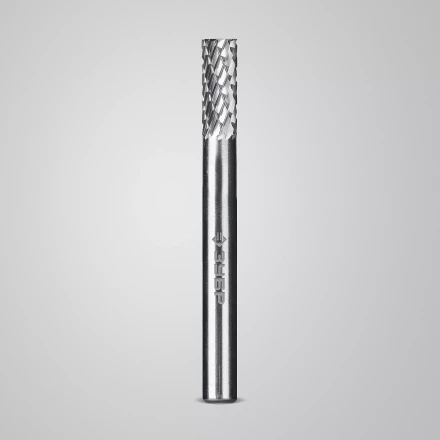Зубр Твердосплавная борфреза B - цилиндр с торцевыми зубьями, 6 х 16 мм (28801-6-16) купить в Новом Уренгое