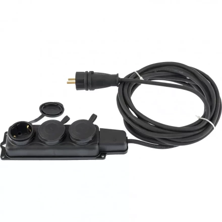 Удлинитель электрический силовой 20 м 3 х 1,5 мм 16 А тип УХЗ-16 Россия Denzel 96026 купить в Новом Уренгое