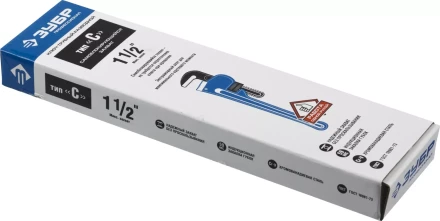 Ключ трубный разводной ЗУБР &quot;ПРОФЕССИОНАЛ&quot;, Сr-V, 300мм / 1,5&quot; 27339-1_z01 купить в Новом Уренгое