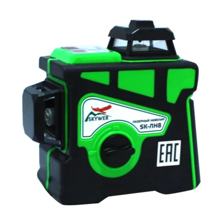Лазерный нивелир SKYWER 360? 8 зеленых лучей купить в Новом Уренгое