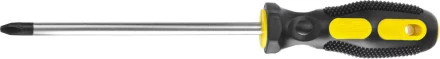 Отвертка STAYER &quot;MASTER&quot;, двухкомпонентная рукоятка, магнитный наконечник, PH3x150мм 2510-3-15_z01 купить в Новом Уренгое