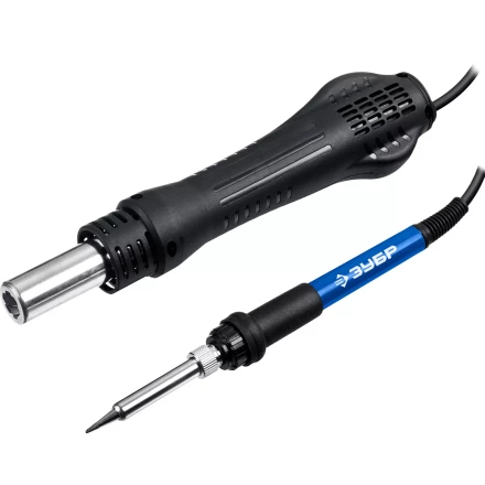 ЗУБР ПСР-650, 100 - 500°С, 650 Вт, 2 в 1, ремонтная паяльная станция, Профессионал (55427) купить в Новом Уренгое