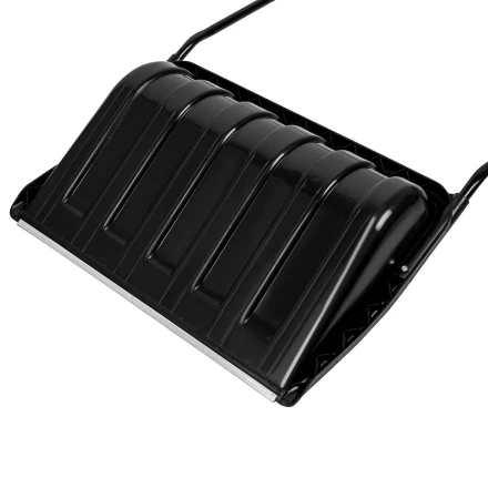 Движок для уборки снега пластиковый, 690х470х1420 мм, стальная рукоятка, Сибртех 61642 купить в Новом Уренгое