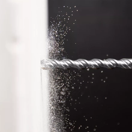 Бур по бетону Denzel, 20 x 310 мм, двойная спираль, три пылеотводящие кромки, 705048 купить в Новом Уренгое