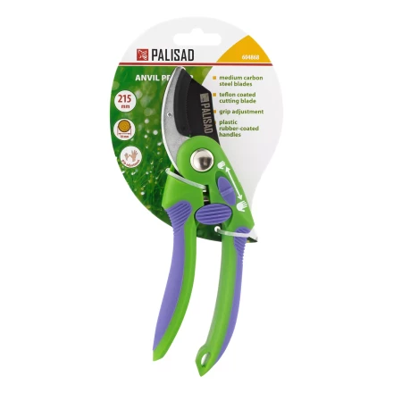 Секатор с наковальней Palisad 604868, регулировка захвата купить в Новом Уренгое
