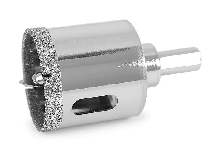 Алмазная коронка MESSER-DIY по стеклу, керамической плитке, керамограниту и мрамору 40мм купить в Новом Уренгое