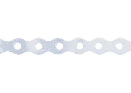 Лента перфорированная вентиляционная &quot;волна&quot; 0,55 мм LP VLN 1,2 см х 25 м цинк СИБРТЕХ 46552 купить в Новом Уренгое