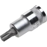 Торцовая бита-головка KRAFTOOL "INDUSTRIE QUALITAT", материал S2, TORX, сатинированная, 1/2", Т45 27905-45_z01 купить в Новом Уренгое