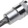 Торцовая бита-головка KRAFTOOL "INDUSTRIE QUALITAT", материал S2, TORX, сатинированная, 1/2", Т45 27905-45_z01 купить в Новом Уренгое