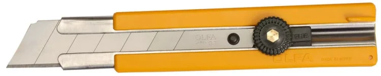 Нож OLFA с выдвижным лезвием, с резиновыми накладками, 25мм OL-H-1 купить в Новом Уренгое