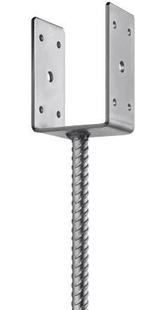 ЗУБР ОС-U, 81 x 120 x 60 мм, U-образное основание столба (310286-080) купить в Новом Уренгое