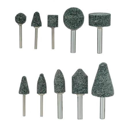 Набор шарошек для дрели (ПШМ), 10 шт Denzel 76028 купить в Новом Уренгое