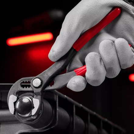 Клещи переставные 180 мм Matrix, кнопочный механизм, хром-ванадий, обливные рукоятки 17925 купить в Новом Уренгое