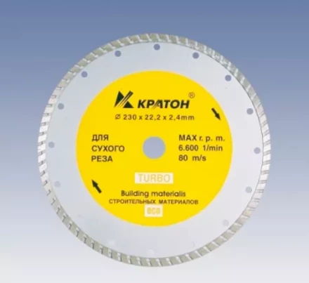 Круг алмазный TURBO HOBBY 125 х 22,2 х 2,4 мм Кратон 1 08 03 002 купить в Новом Уренгое