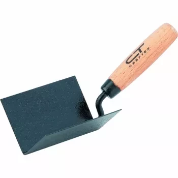 Кельма угловая, 110 х 75 х 75 мм, стальная, для внутренних углов, буковая ручка  СИБРТЕХ 86309 купить в Новом Уренгое