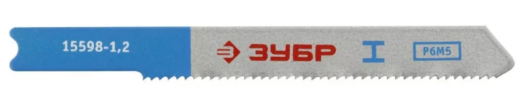 Полотна ЗУБР "ЭКСПЕРТ", U118A,  для эл/лобзика, HSS, по металлу, US-хвост., шаг 1,2мм, 50мм, 3шт 15598-1.2 купить в Новом Уренгое