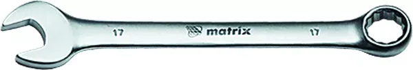 Ключ комбинированный 6 мм CrV матовый хром MATRIX 15102 купить в Новом Уренгое