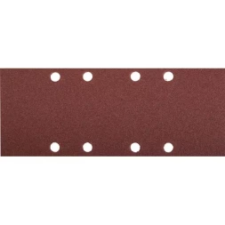 Лист шлифовальный ЗУБР &quot;МАСТЕР&quot;, 8 отверстий, для ПШМ на зажимах, Р120, 93х230мм, 5шт 35591-120