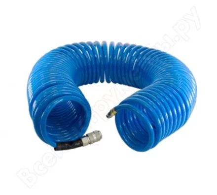 Шланг спиральный с фитингами рапид полиуретан 15 бар 6х10 мм 15 м Fubag купить в Новом Уренгое