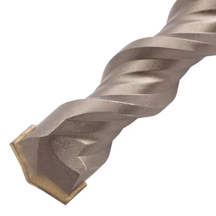 Бур по бетону Denzel, 20 x 600 мм , двойная спираль, три пылеотводящие кромки, 705050 купить в Новом Уренгое