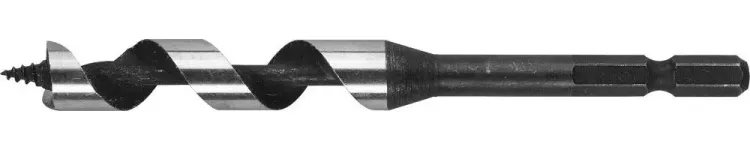 ЗУБР. Сверло по дереву, спираль Левиса, шестигранный хвостовик 1/4", 10х120мм 29483-120-10 купить в Новом Уренгое