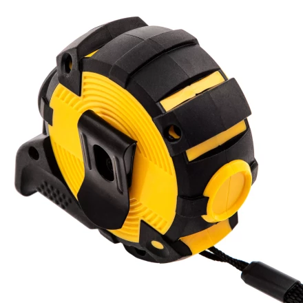 Рулетка Denzel 3м х 16мм, автоматич. фиксац., нейлон. покрытие, магнит. зацеп, двухстор. разметка, 31520 купить в Новом Уренгое