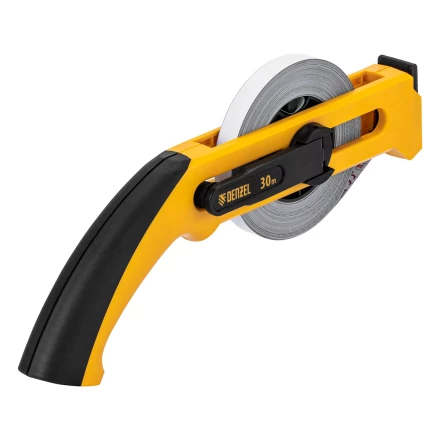 Рулетка геодезическая Denzel 30 м х 13 мм, открытый корпус, металлическая лента 31491 купить в Новом Уренгое