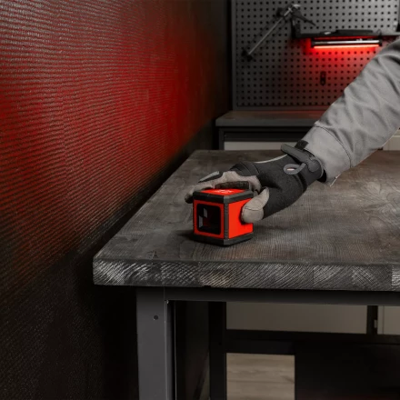 Лазерный уровень MTX XQB RED Basic SET, 10 м, красный луч, батарейки, резьба 1/4" 35018 купить в Новом Уренгое