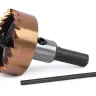 HSS-TiN коронка MESSER 35мм с центр. сверлом и толкающей пружиной для  лист. материала  до 2 мм ц/х купить в Новом Уренгое