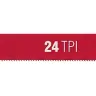 Полотно ЗУБР "МАСТЕР" по металлу 24 TPI  (шаг 1.0мм), Универсальное, 10шт 15853-24-10 купить в Новом Уренгое