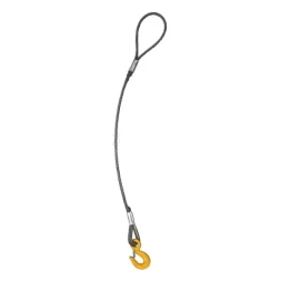 Строп канатный одноветвевой 1СК 1.5 т L=4.5 м с кч din 1.5 т опрессовка