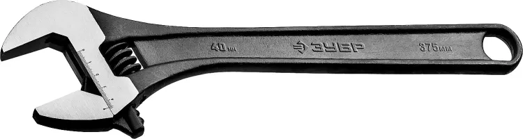 ЗУБР 375/40 мм, разводной ключ (27251-37) купить в Новом Уренгое