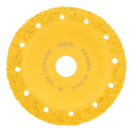 Чашка твёрдосплавная зачистная,125 мм, Наклонная, среднее зерно #16// Denzel 72977 купить в Новом Уренгое
