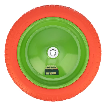 Колесо полиуретановое Сибртех 3.00-8, длина оси 90 мм, подшипник 16 мм, 689755 купить в Новом Уренгое