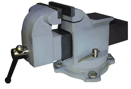 Тиски  слесарные поворотные 150мм с наковальней 20086 купить в Новом Уренгое